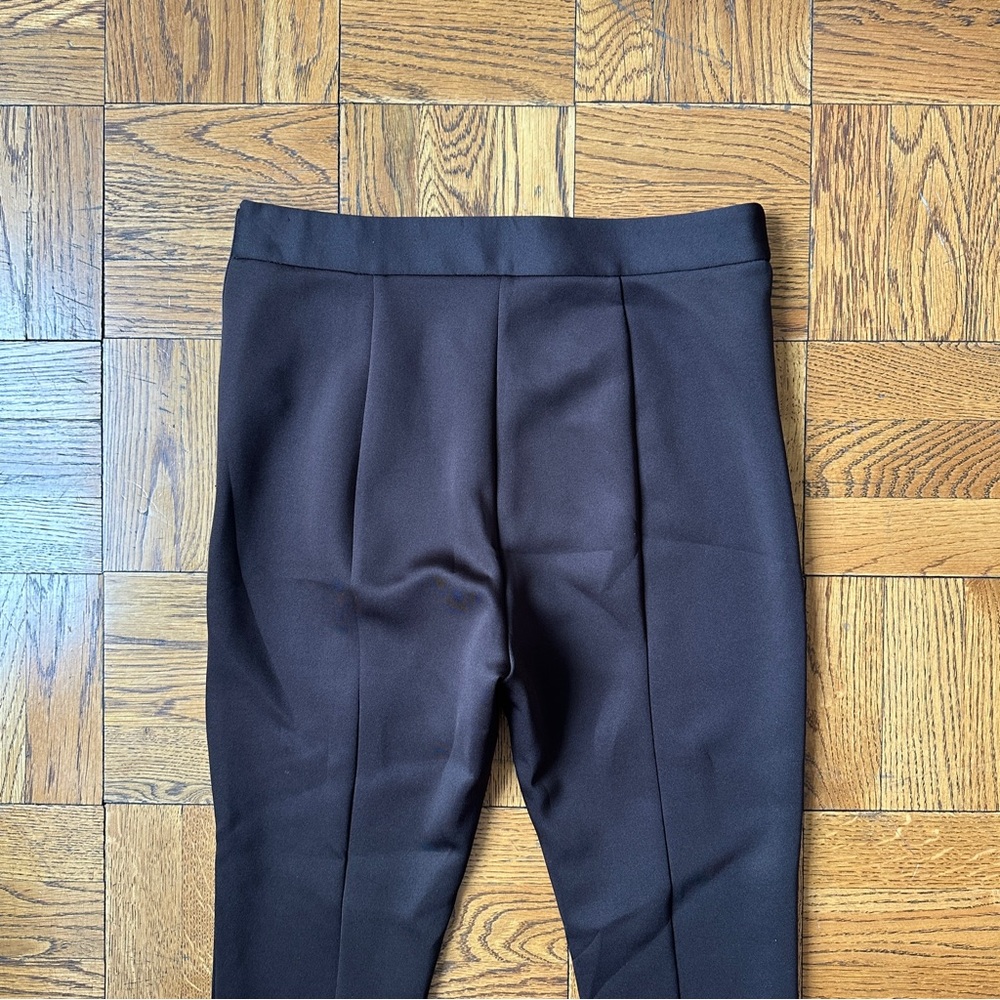 NWOT Camilla & Marc Chocolate Brown Opal Scuba Boot Cut Flare Pants - Picture 11 of 17